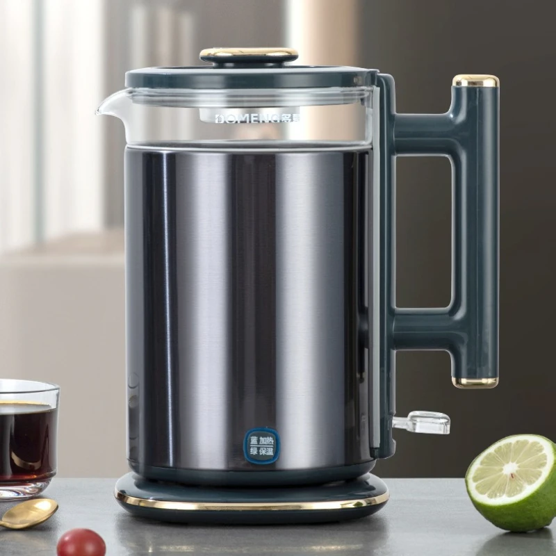 Stainless Steel Electric Kettle with Glass Inner Pot Auto Keep Warm Quick Boil Double Layered Pot Body for Home Hotel Use
Stainless Steel Electric Kettle with Glass Inner Pot Auto Keep Warm Quick Boil Double Layered Pot Body for Home Hotel Use