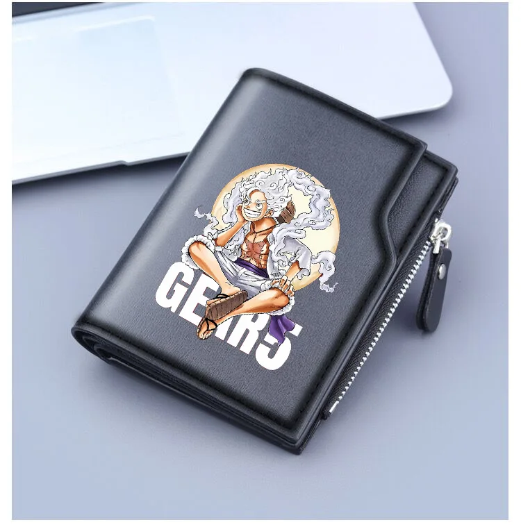 One Piece Wallet Anime Luffy Nika Coin Purse&Keychain Cute Cartoon Wallet with Zoro Pattern, Card Holder for Boys, Perfect Gift 
One Piece Wallet Anime Luffy Nika Coin Purse&Keychain Cute Cartoon Wallet with Zoro Pattern, Card Holder for Boys, Perfect Gift