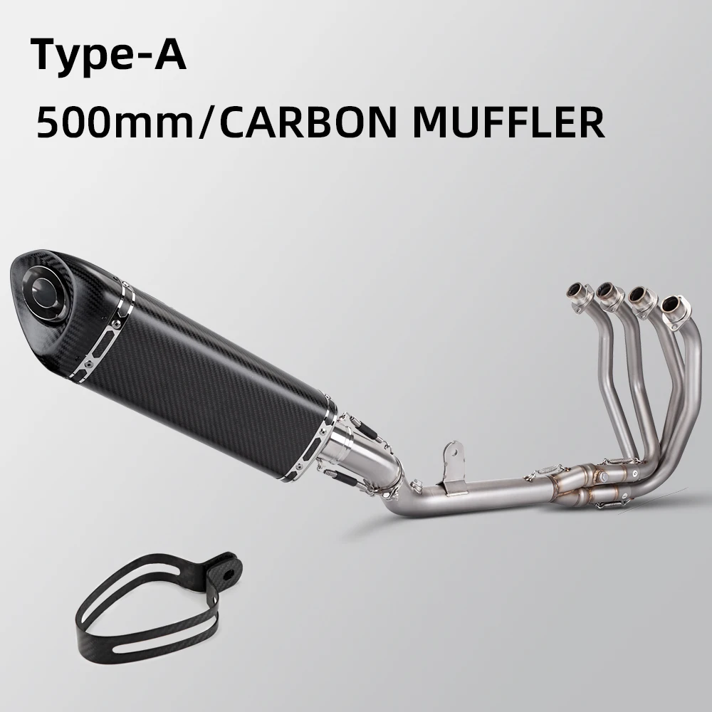 Motorcycle Exhaust Full System Kit Manifold Headers Line Pipe Connect Muffler With DB Killer Slip For Ninja ZX4R ZX4RR 2022 2023
Motorcycle Exhaust Full System Kit Manifold Headers Line Pipe Connect Muffler With DB Killer Slip For Ninja ZX4R ZX4RR 2022 2023