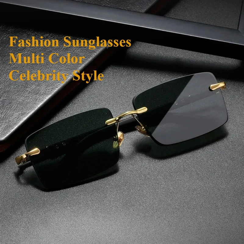 Rimless Sunglasses Rectangle Fashion Popular Women Men Shades Small Square Sun Glasses for Female Male Summer Traveling Oculos
Rimless Sunglasses Rectangle Fashion Popular Women Men Shades Small Square Sun Glasses for Female Male Summer Traveling Oculos