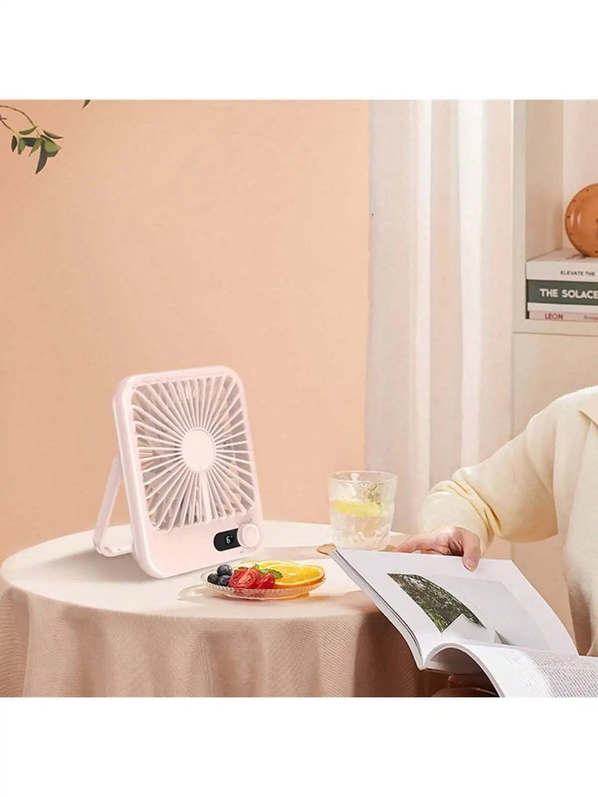 Travel Fan For Sleeping, Rechargeable Portable Fan with Digital Display, USB Personal Fan, Small Desk Fan
Travel Fan For Sleeping, Rechargeable Portable Fan with Digital Display, USB Personal Fan, Small Desk Fan