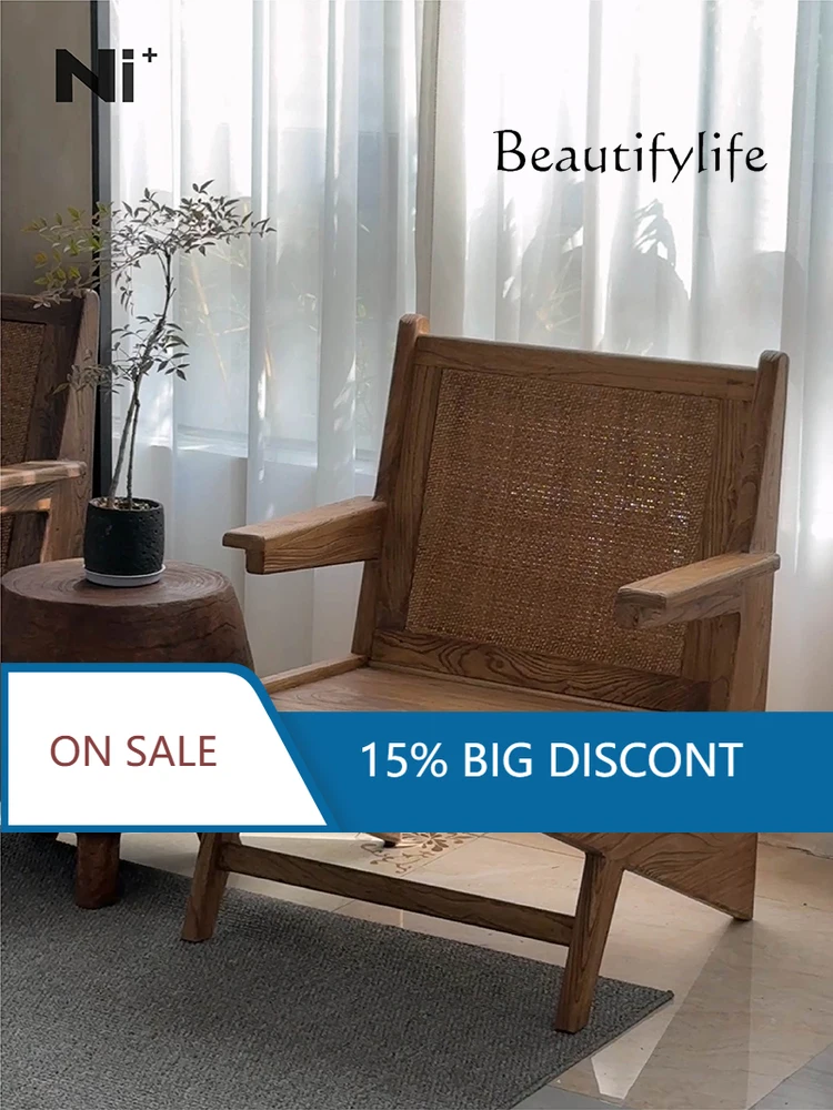 BK Medieval Solid Wood Rattan Chair Living Room Balcony Leisure Recliner Sofa Designer Comfortable
BK Medieval Solid Wood Rattan Chair Living Room Balcony Leisure Recliner Sofa Designer Comfortable