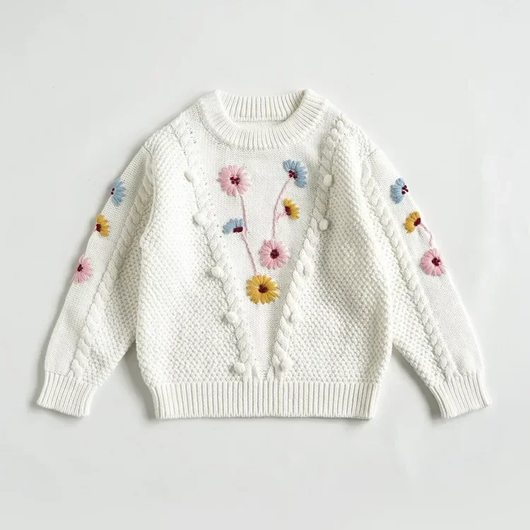 1-6Y Baby Girl Sweaters Kids Embroider Knitted Long Sleeve Pullover Coats Toddler Children Clothing Girls Fall Winter Clothes
1-6Y Baby Girl Sweaters Kids Embroider Knitted Long Sleeve Pullover Coats Toddler Children Clothing Girls Fall Winter Clothes