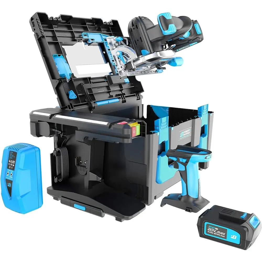 All-In-One Multifunction Combo Tool Kit with Armored Case and Accessories