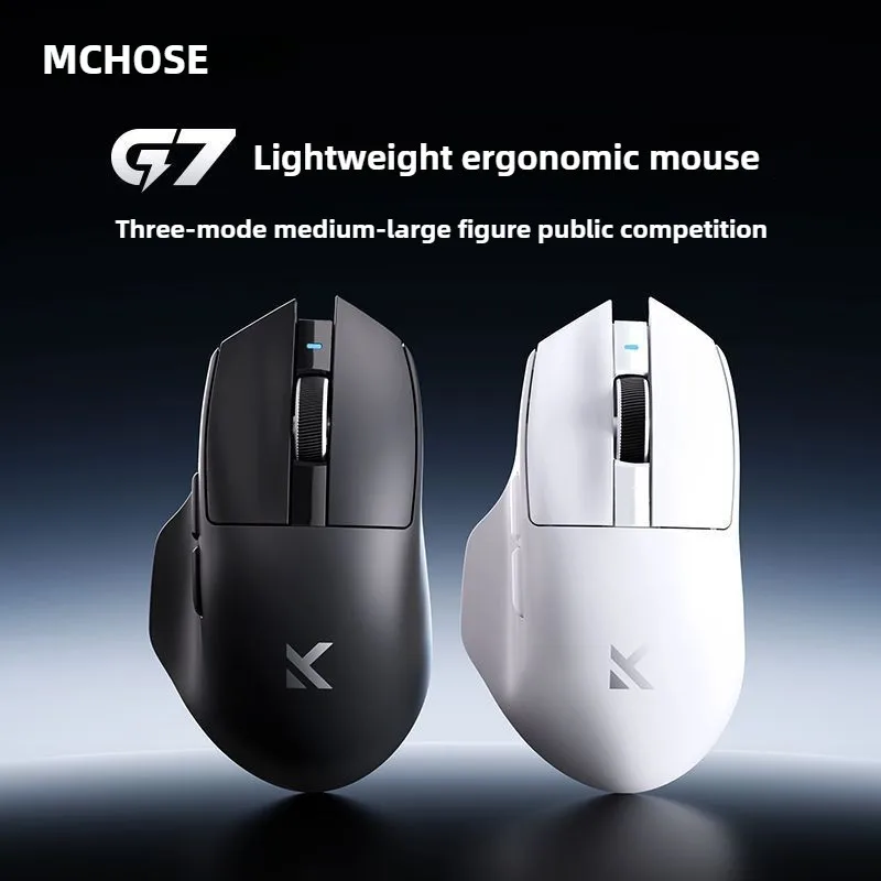 Беспроводная мышь MCHOSE G7, 800 мАч, легкая игровая мышь 8K, PAW3311, изготовленная на заказ игровая мышь для киберспорта, компьютерная периферия
Беспроводная мышь MCHOSE G7, 800 мАч, легкая игровая мышь 8K, PAW3311, изготовленная на заказ игровая мышь для киберспорта, компьютерная периферия