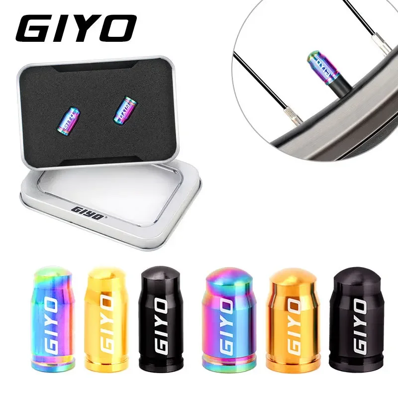 GIYO Mountain Bike Valve Cap for Schrader/Presta Valves 1.04/1.42g Iamok Titanium Alloy Ultra Light Road Bicycle Accessories
GIYO Mountain Bike Valve Cap for Schrader/Presta Valves 1.04/1.42g Iamok Titanium Alloy Ultra Light Road Bicycle Accessories