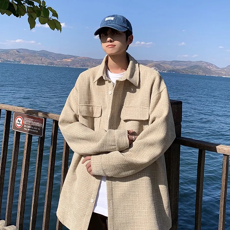 Повседневная свободная мужская куртка с длинными рукавами, верхняя одежда в американском ретро-стиле, рабочая одежда, модный топ для весенне-осеннего сезона
Повседневная свободная мужская куртка с длинными рукавами, верхняя одежда в американском ретро-стиле, рабочая одежда, модный топ для весенне-осеннего сезона