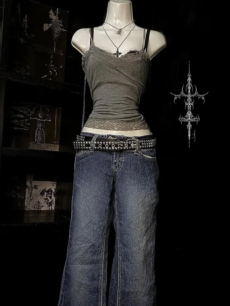 Sexy Lace Crop Top Women's Slim Fit Grey Strapless Vest Original Vintage Y2K Trendy Cotton Blend Outerwear Summer 2025
Sexy Lace Crop Top Women's Slim Fit Grey Strapless Vest Original Vintage Y2K Trendy Cotton Blend Outerwear Summer 2025
