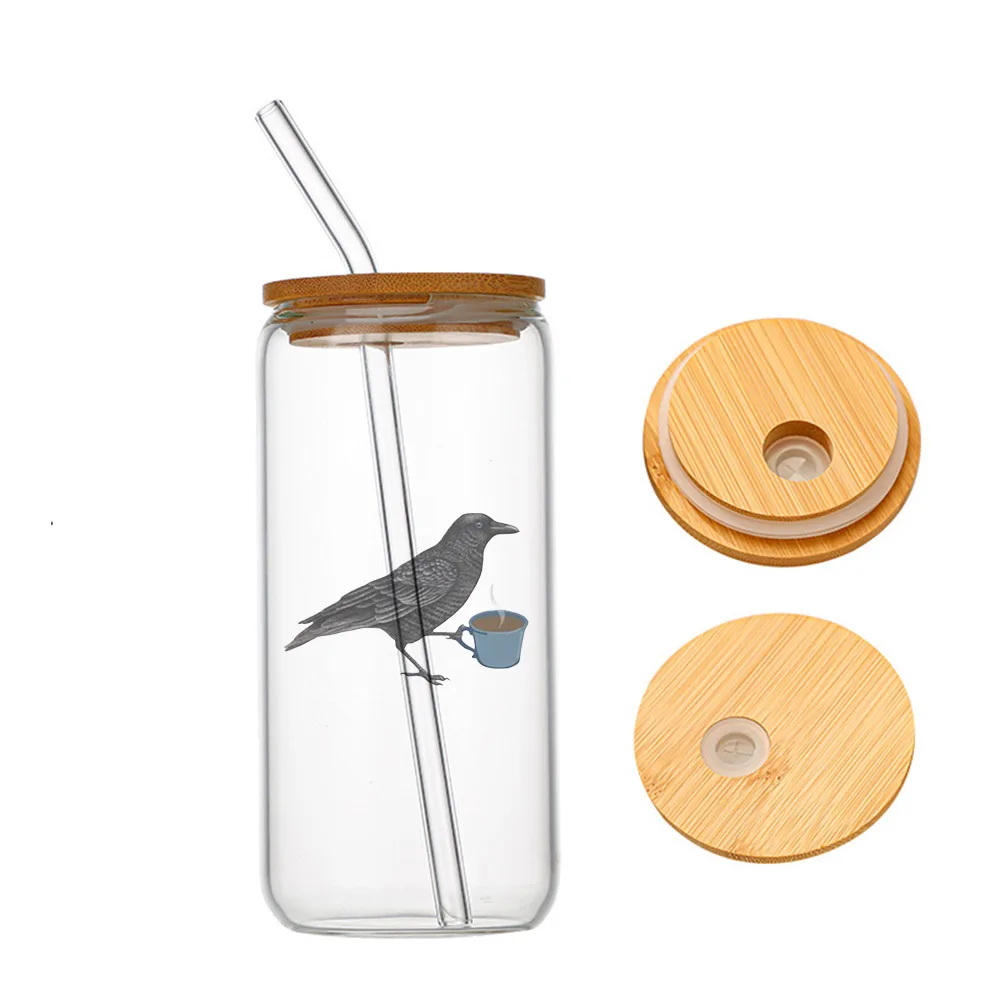 Cawfee for Bird Lovers, Birdwatching Glass For Heat Resistant High Drinking Cup With Straws Lids 16 oz
Cawfee for Bird Lovers, Birdwatching Glass For Heat Resistant High Drinking Cup With Straws Lids 16 oz