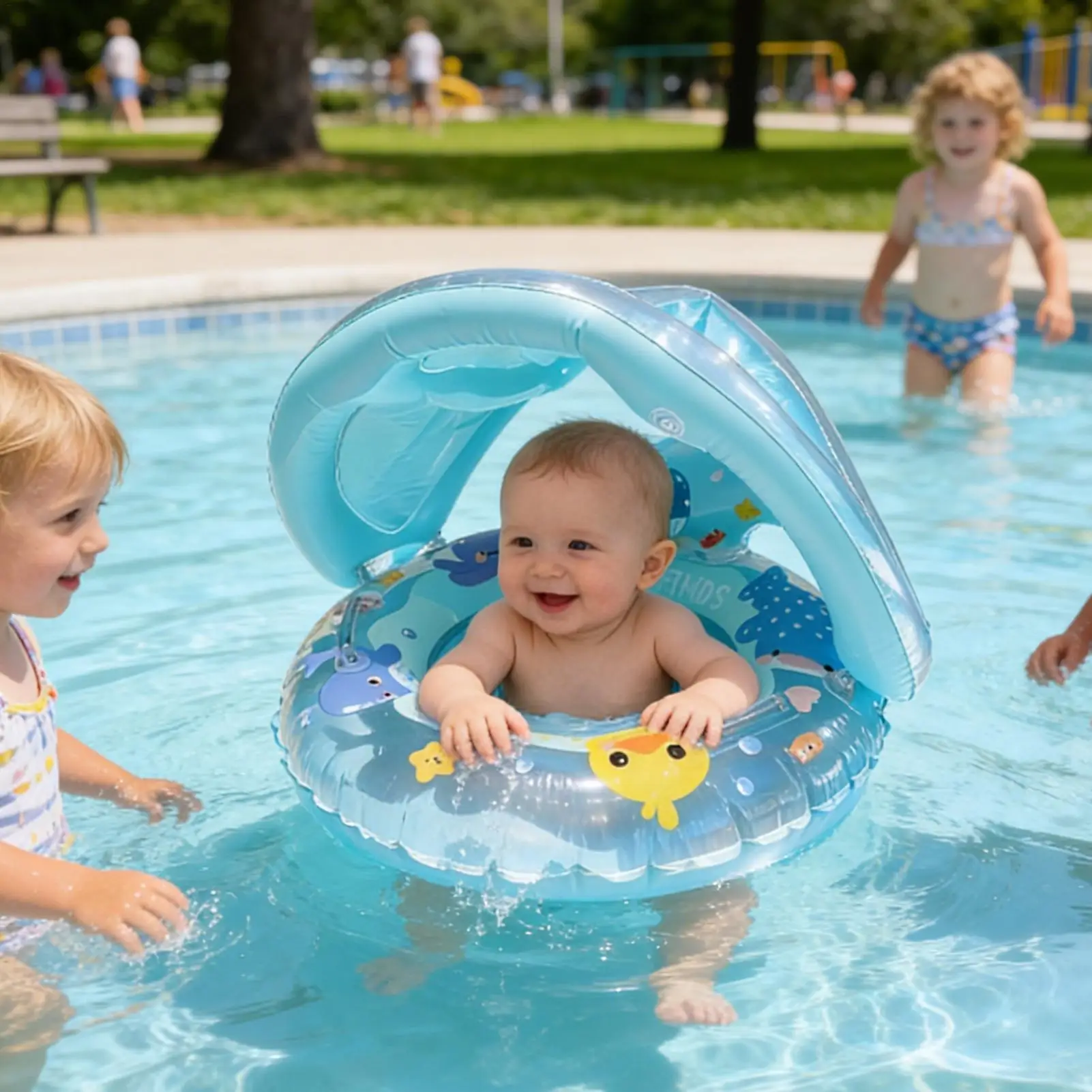 Kids Inflatable Whale Swimming Ring Portable Pool Floats Floating Water Swim Toys For 1-4 Years Old Beach Lake Outdoor Backyard
Kids Inflatable Whale Swimming Ring Portable Pool Floats Floating Water Swim Toys For 1-4 Years Old Beach Lake Outdoor Backyard