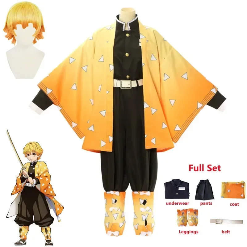Anime Kimetsu No Yaiba Agatsuma Zenitsu Cosplay Costume Women Kimono Uniform Halloween Christmas Party Clothes
Anime Kimetsu No Yaiba Agatsuma Zenitsu Cosplay Costume Women Kimono Uniform Halloween Christmas Party Clothes