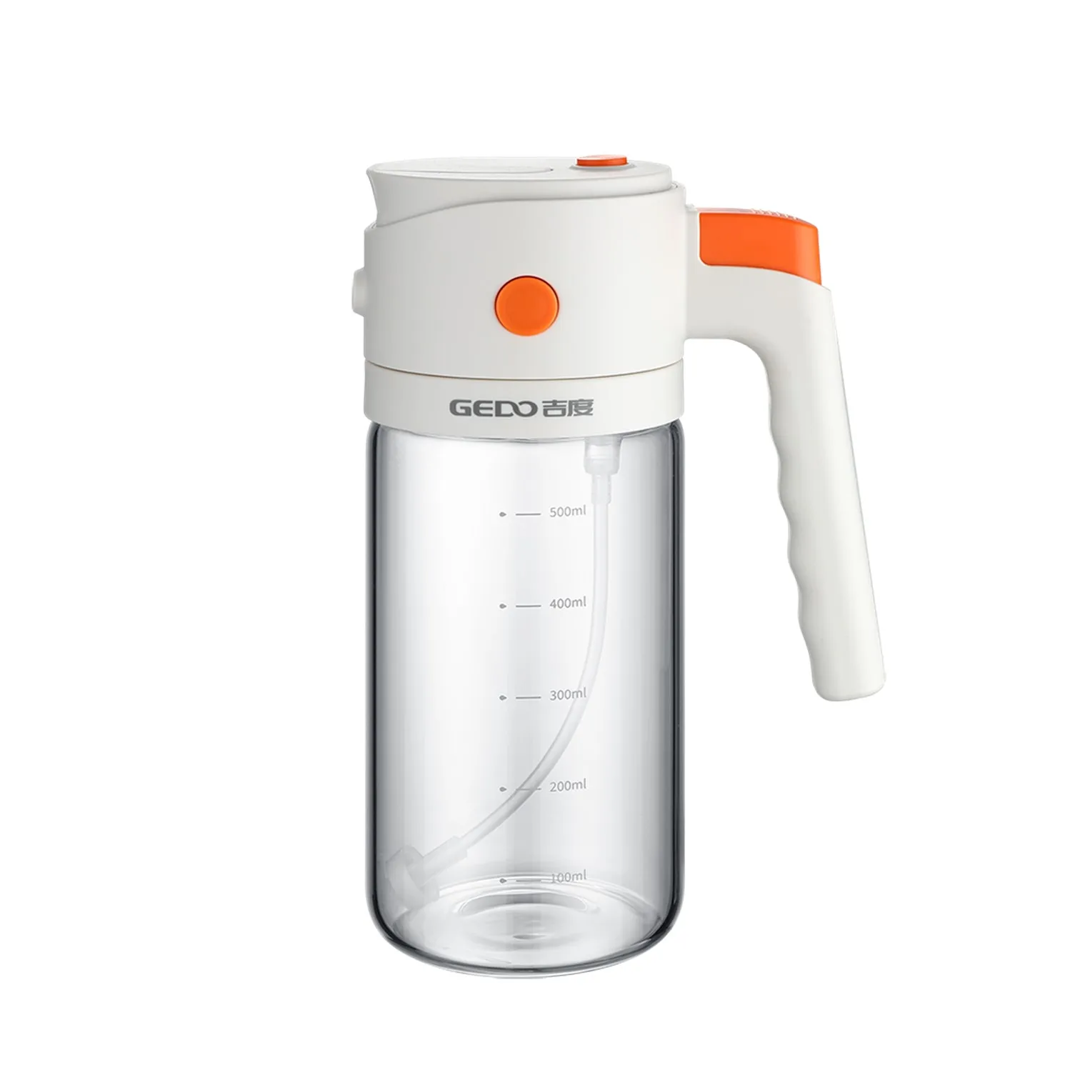 LFGB Certificated High Borosilicate Glass Kitchen Oil Kettle High Transmittance 500ml Oil Mister Atomize and Pour 2 in 1 Oiler
LFGB Certificated High Borosilicate Glass Kitchen Oil Kettle High Transmittance 500ml Oil Mister Atomize and Pour 2 in 1 Oiler