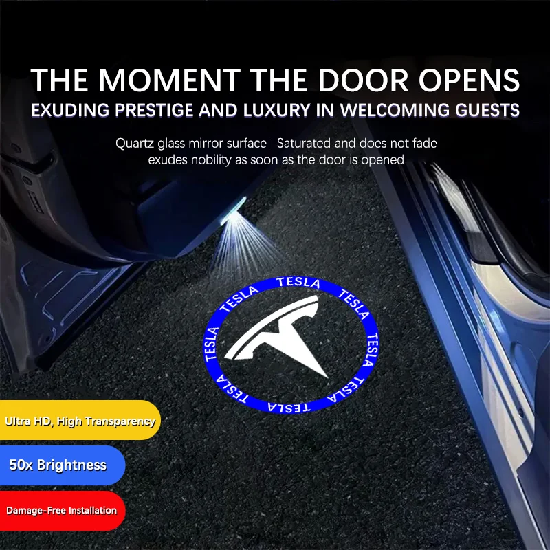 LED Car Door Projector Ghost Shadow Welcome Light Bulbs Accessories For Tesla Model 3 Model S Model Y Model X
LED Car Door Projector Ghost Shadow Welcome Light Bulbs Accessories For Tesla Model 3 Model S Model Y Model X