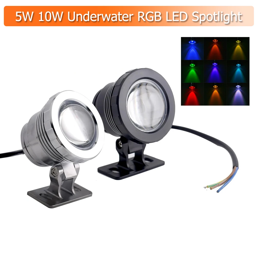 5w 10w Led Spotlight Mini 12v Bright Spotlights Rgb Bulb Waterproof Underwater Floodlight Remote Control Pools Landscape Outdoor
5w 10w Led Spotlight Mini 12v Bright Spotlights Rgb Bulb Waterproof Underwater Floodlight Remote Control Pools Landscape Outdoor