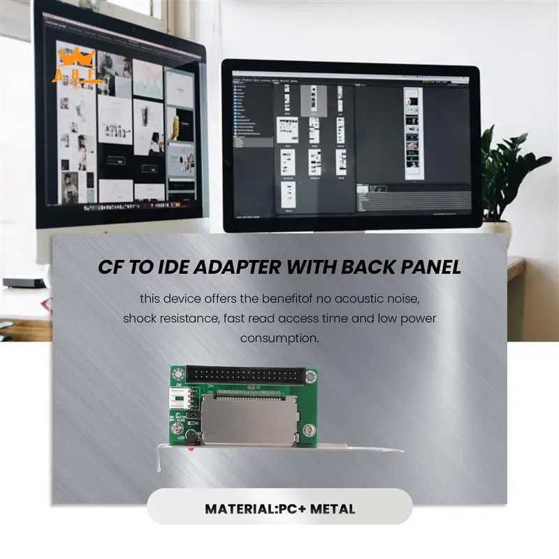 A08E-40-Pin Cf Compact Flash Card To 3.5 Ide Converter Adapter Pci Bracket Back Panel
A08E-40-Pin Cf Compact Flash Card To 3.5 Ide Converter Adapter Pci Bracket Back Panel