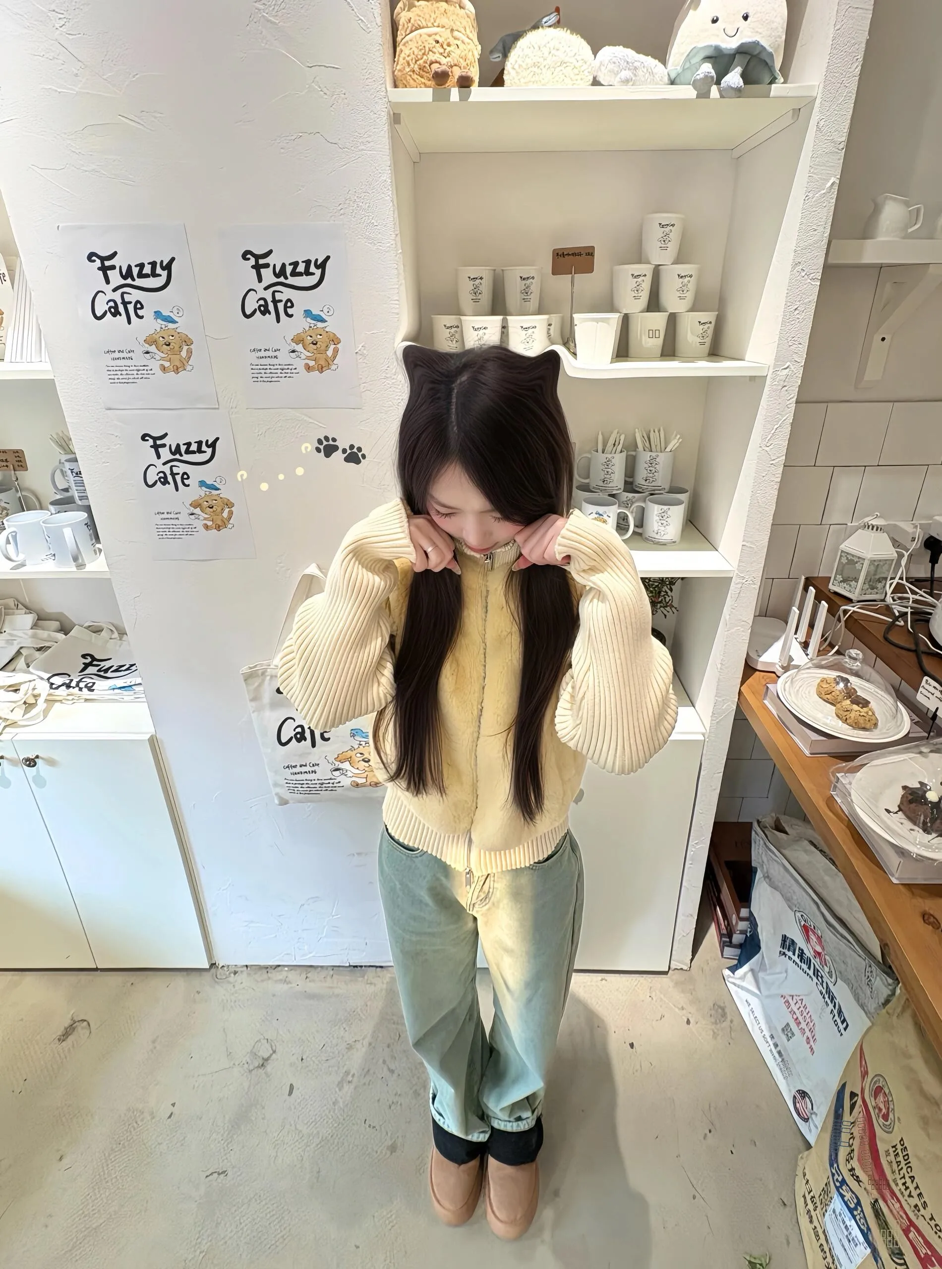 Warm Knitted Faux Fur Jaet Collar Stand up Vintage Sle Patchwork Outerwear for Women Thiened Long Sve ort Length
Warm Knitted Faux Fur Jaet Collar Stand up Vintage Sle Patchwork Outerwear for Women Thiened Long Sve ort Length