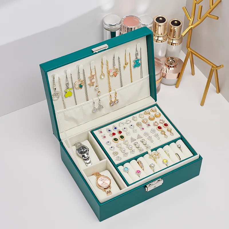Jewelry Storage Box Organizer For Jewelry Necklace Earring PU Leather Jewellery Storage Packaging Display Boxes
Jewelry Storage Box Organizer For Jewelry Necklace Earring PU Leather Jewellery Storage Packaging Display Boxes