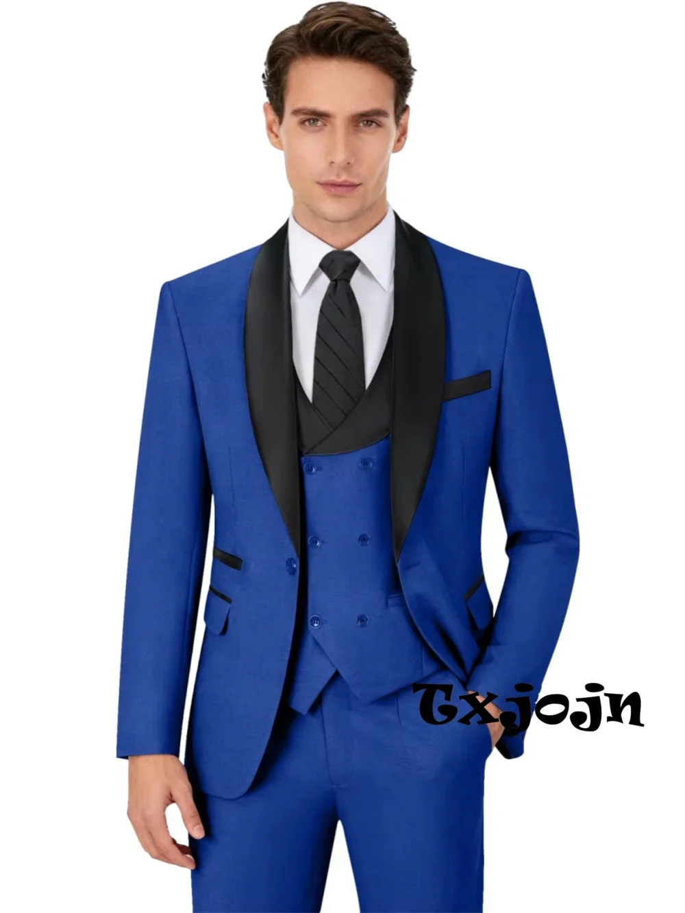 Multi-colors Men's Handsome Suits 3 Pieces Banquet Party Wear Classic Shawl Lapel Suit Set Wedding Groom Sets Plus Size Tuxedo
Multi-colors Men's Handsome Suits 3 Pieces Banquet Party Wear Classic Shawl Lapel Suit Set Wedding Groom Sets Plus Size Tuxedo