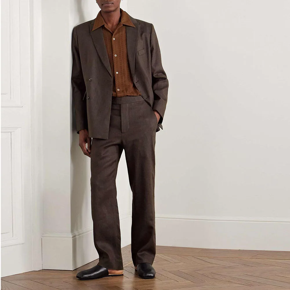 Design Men Suit Formal Occasion Peak Collar 2 Pieces Jacket Pant High Quality Single Breasted Customize Male Clothing Stylish
Design Men Suit Formal Occasion Peak Collar 2 Pieces Jacket Pant High Quality Single Breasted Customize Male Clothing Stylish