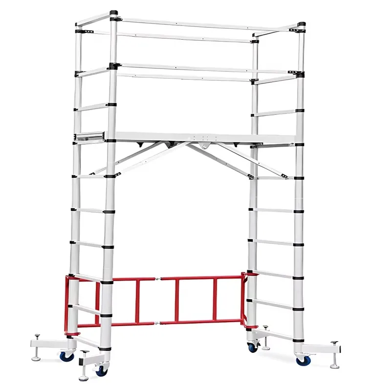 3m Aluminum Telescopic Ladder 150kg Load Capacity Folding Scaffolding For Home Workshop Industrial Outdoor Maintenance
3m Aluminum Telescopic Ladder 150kg Load Capacity Folding Scaffolding For Home Workshop Industrial Outdoor Maintenance