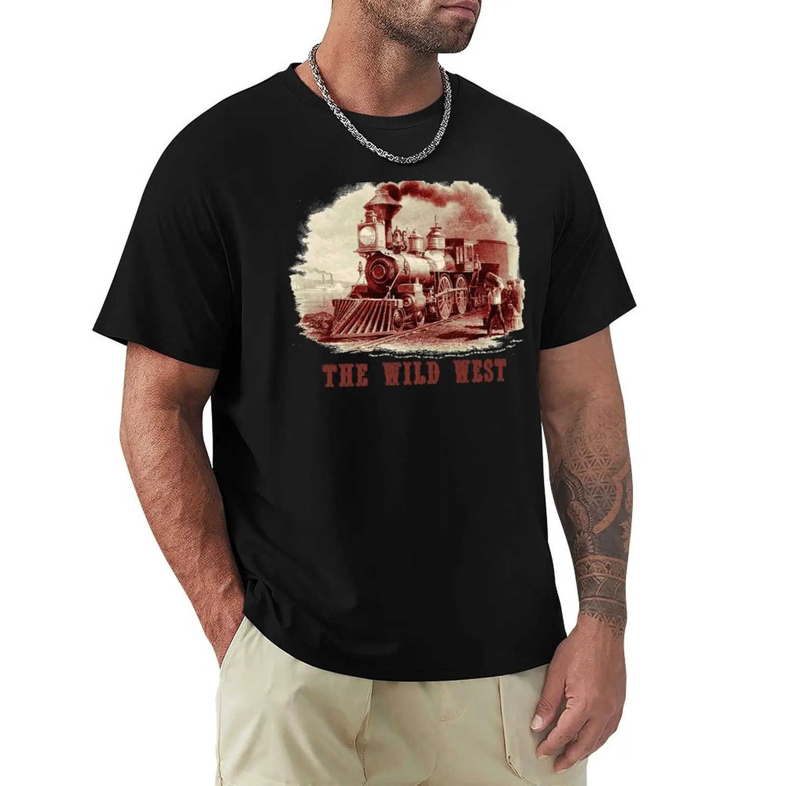 Wild West Vintage Steam Train T-Shirt anime stuff sublime T-shirts for men cotton
Wild West Vintage Steam Train T-Shirt anime stuff sublime T-shirts for men cotton