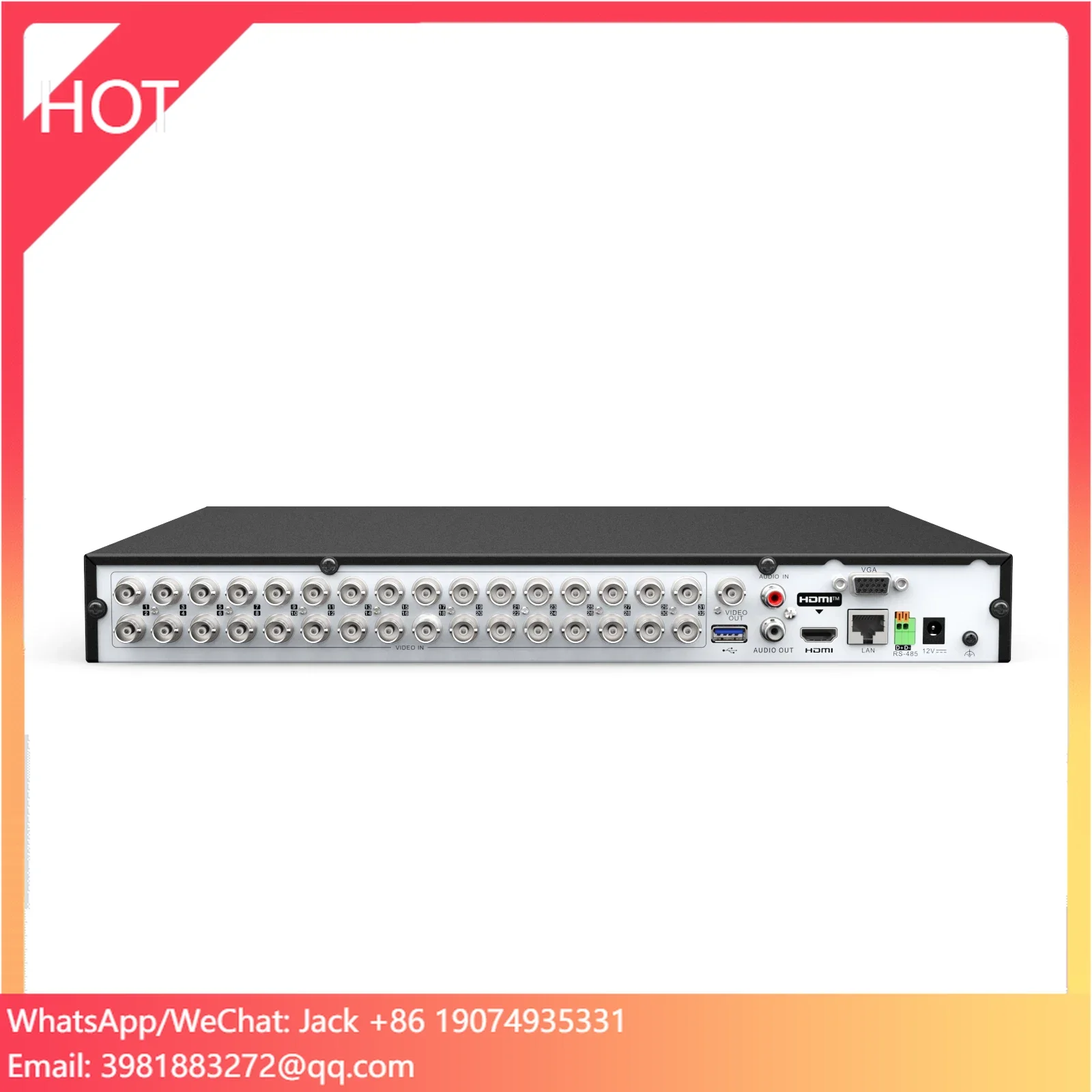 ANNKE 5MP 32 CH H.265+ 5-in-1 DVR Video Recorder Remote Access Smart Playback P2P DVR for Home Security Camera
ANNKE 5MP 32 CH H.265+ 5-in-1 DVR Video Recorder Remote Access Smart Playback P2P DVR for Home Security Camera