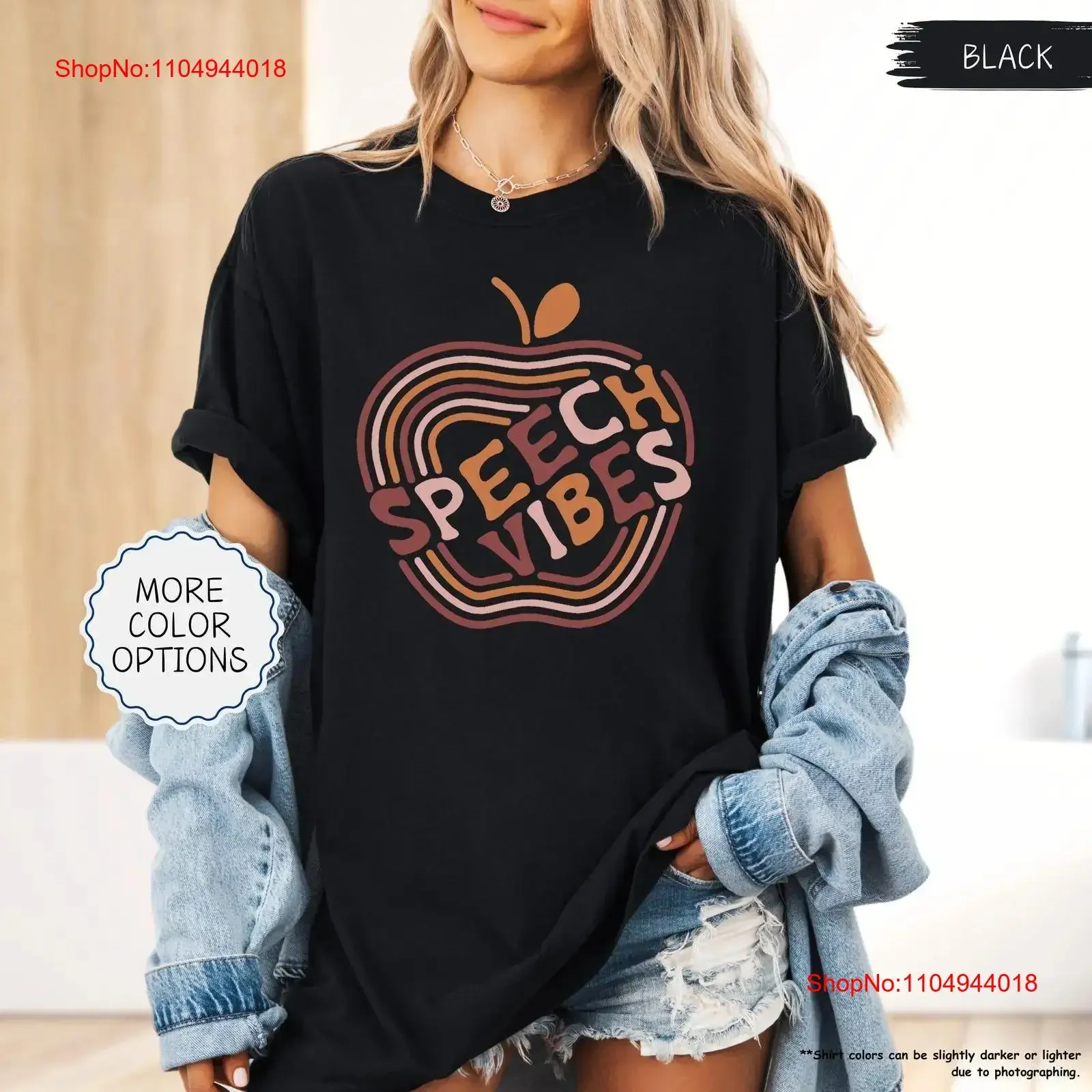 Speech Vibes T Shirt Special Education SLP Language Pathologist Matching Therapist vintage Washed designer clothes homme Soft
Speech Vibes T Shirt Special Education SLP Language Pathologist Matching Therapist vintage Washed designer clothes homme Soft
