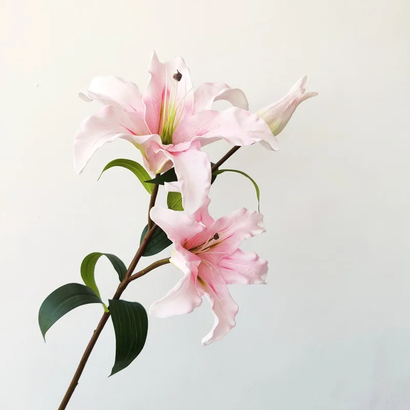 5Pcs/lot Artificial 3head PU Moisturizing Lily Flowers Weddomg Decor Real Touch Lilies Bouquet Party Home Living Room Decoration
5Pcs/lot Artificial 3head PU Moisturizing Lily Flowers Weddomg Decor Real Touch Lilies Bouquet Party Home Living Room Decoration