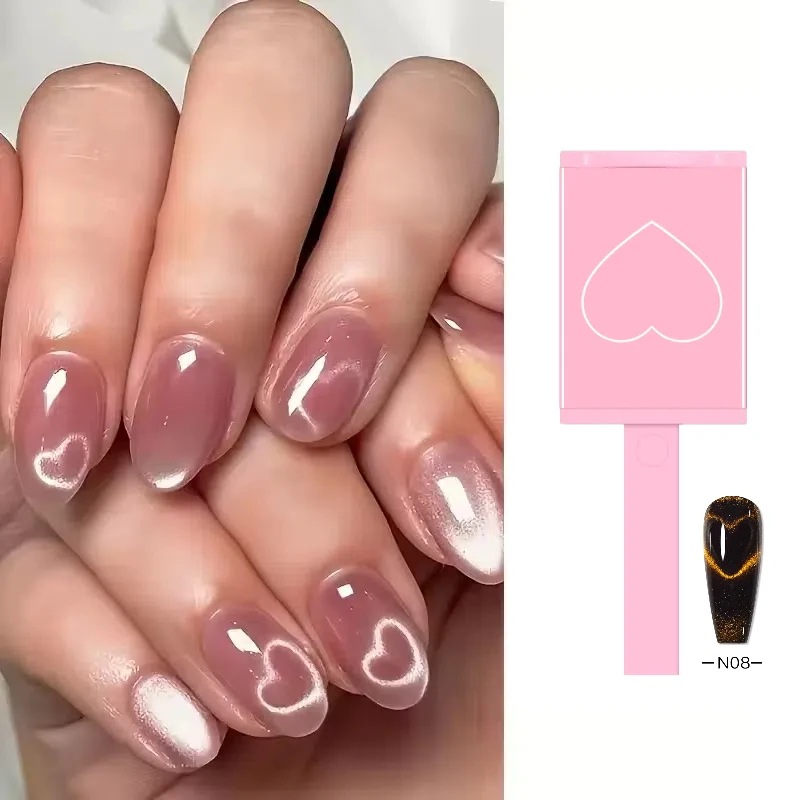 Nail Art Cat Eye 3D Heart Shaped Magnet Cat Eye Magnet Love Pattern Magic Magnet Suitable for DIY Gel Polishing Magnetic Tools
Nail Art Cat Eye 3D Heart Shaped Magnet Cat Eye Magnet Love Pattern Magic Magnet Suitable for DIY Gel Polishing Magnetic Tools