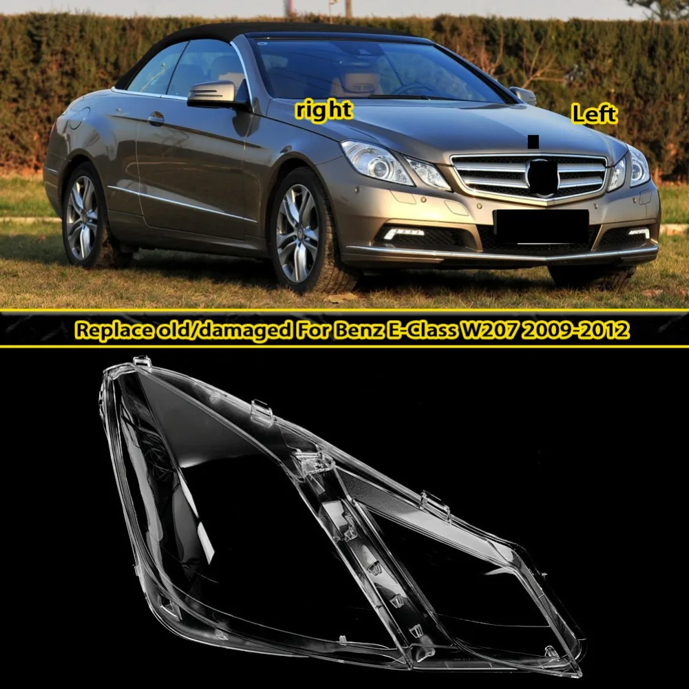 Front Headlight Cover For Benz E-Class W207(Two-Door Coupe)2009 2010 2011 2012 Headlamps Transparent Shell Lens Case
Front Headlight Cover For Benz E-Class W207(Two-Door Coupe)2009 2010 2011 2012 Headlamps Transparent Shell Lens Case
