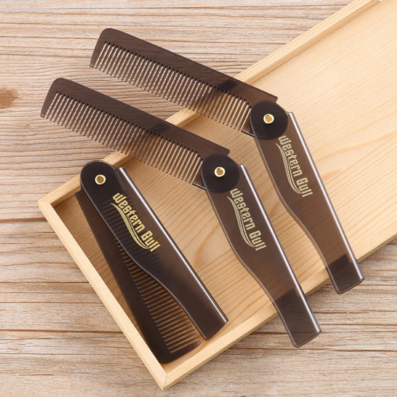 Portable Foldable Pocket Combs Oil Head Plastic Beard Combs Hair Styling Tool Combs For Man Women Folding Comb Barber Hair Tool
Portable Foldable Pocket Combs Oil Head Plastic Beard Combs Hair Styling Tool Combs For Man Women Folding Comb Barber Hair Tool