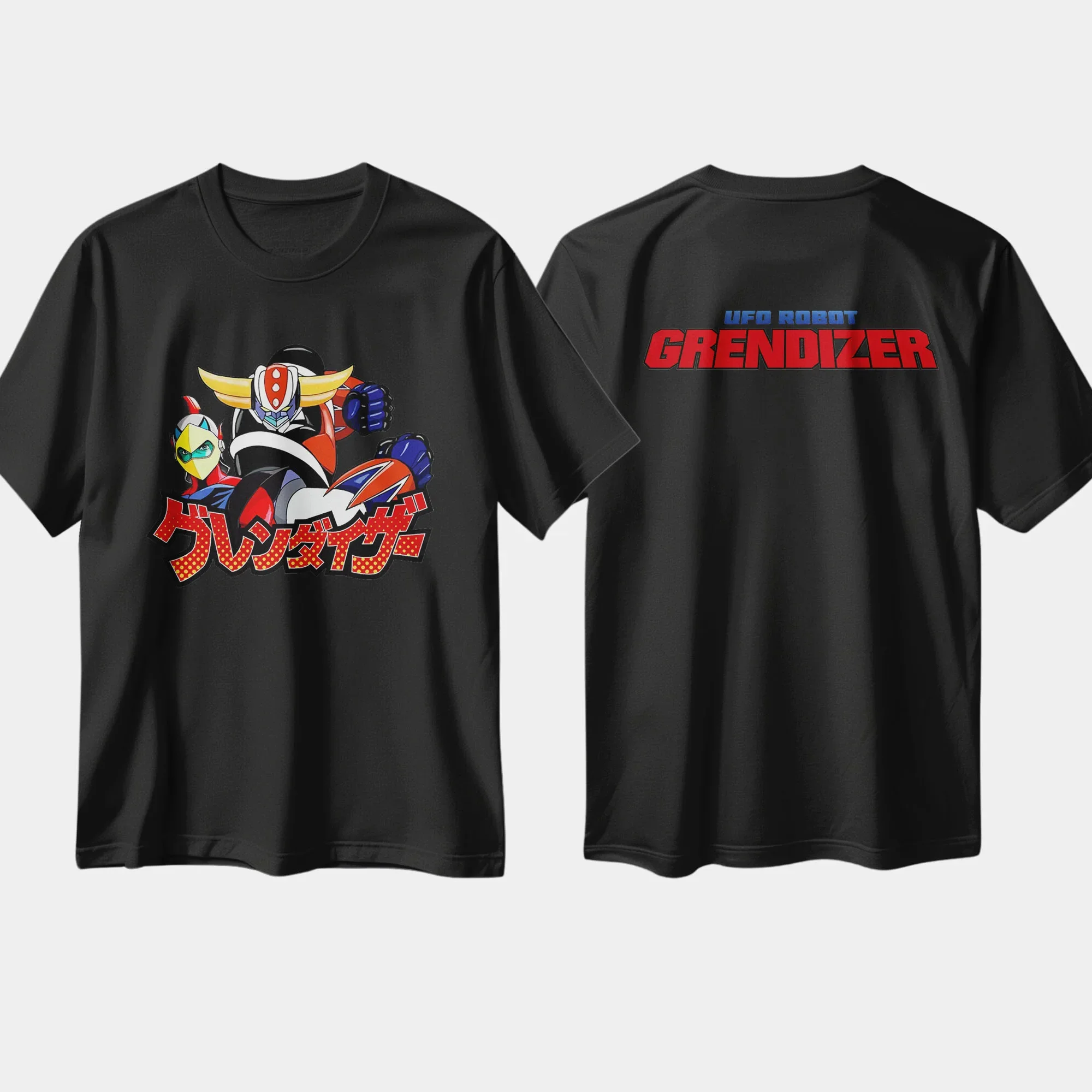 Japanese Anime T-shirt Robot cartoon Grendizer MazingerZ Graphics Cotton Men and Women Round-neck Short-sleeved Top
Japanese Anime T-shirt Robot cartoon Grendizer MazingerZ Graphics Cotton Men and Women Round-neck Short-sleeved Top
