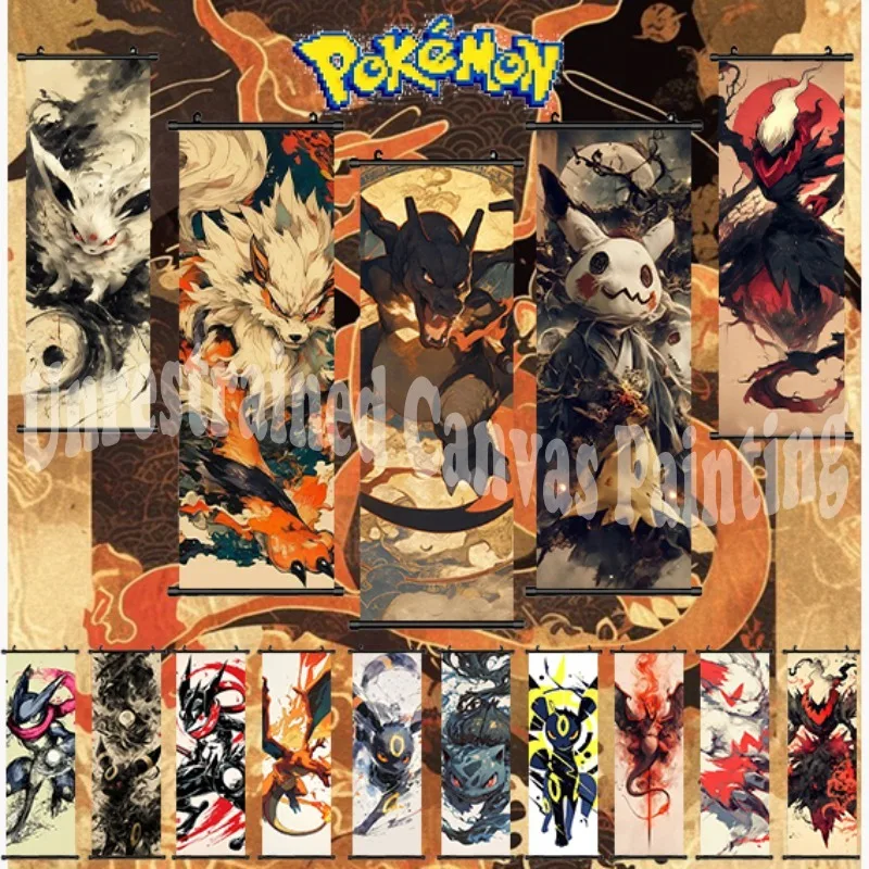 Ink Art Pokemon HD Poster Anime Wall Artwork Gengar Pictures Charizard Painting Canvas Pikachu Hanging Scrolls Home Room Decor
Ink Art Pokemon HD Poster Anime Wall Artwork Gengar Pictures Charizard Painting Canvas Pikachu Hanging Scrolls Home Room Decor