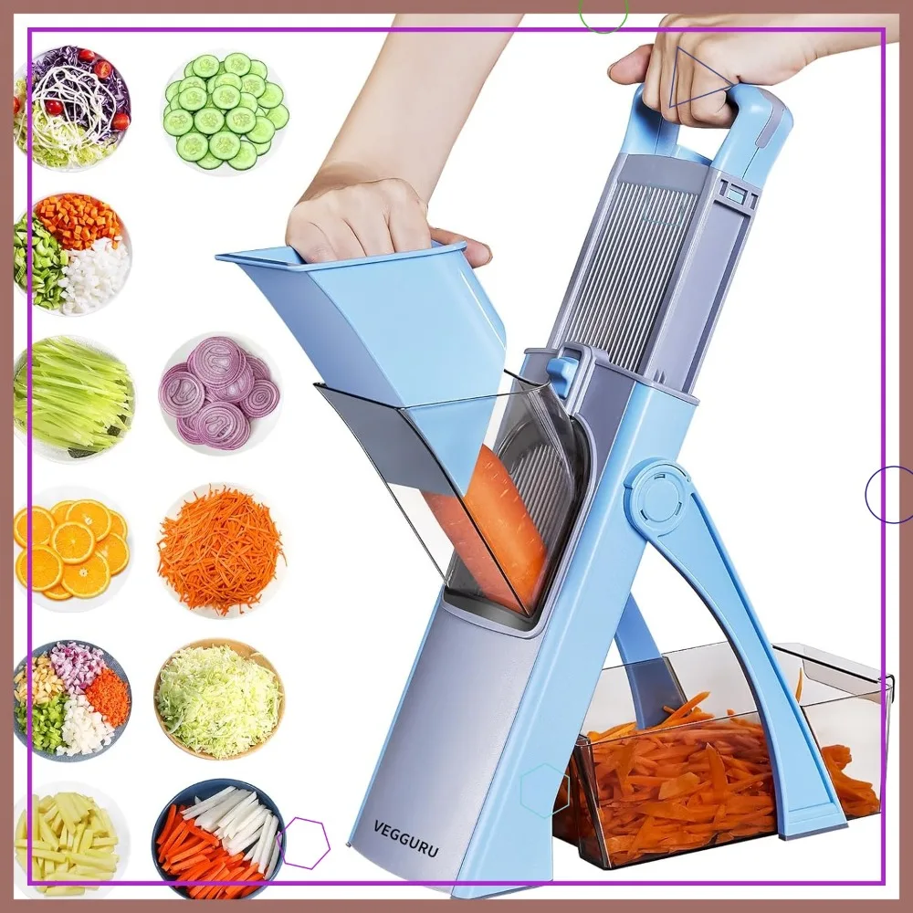 Регулируемая мандолина для нарезки овощей, лука, помидоров — многофункциональный кухонный измельчитель-слайсер
Регулируемая мандолина для нарезки овощей, лука, помидоров — многофункциональный кухонный измельчитель-слайсер