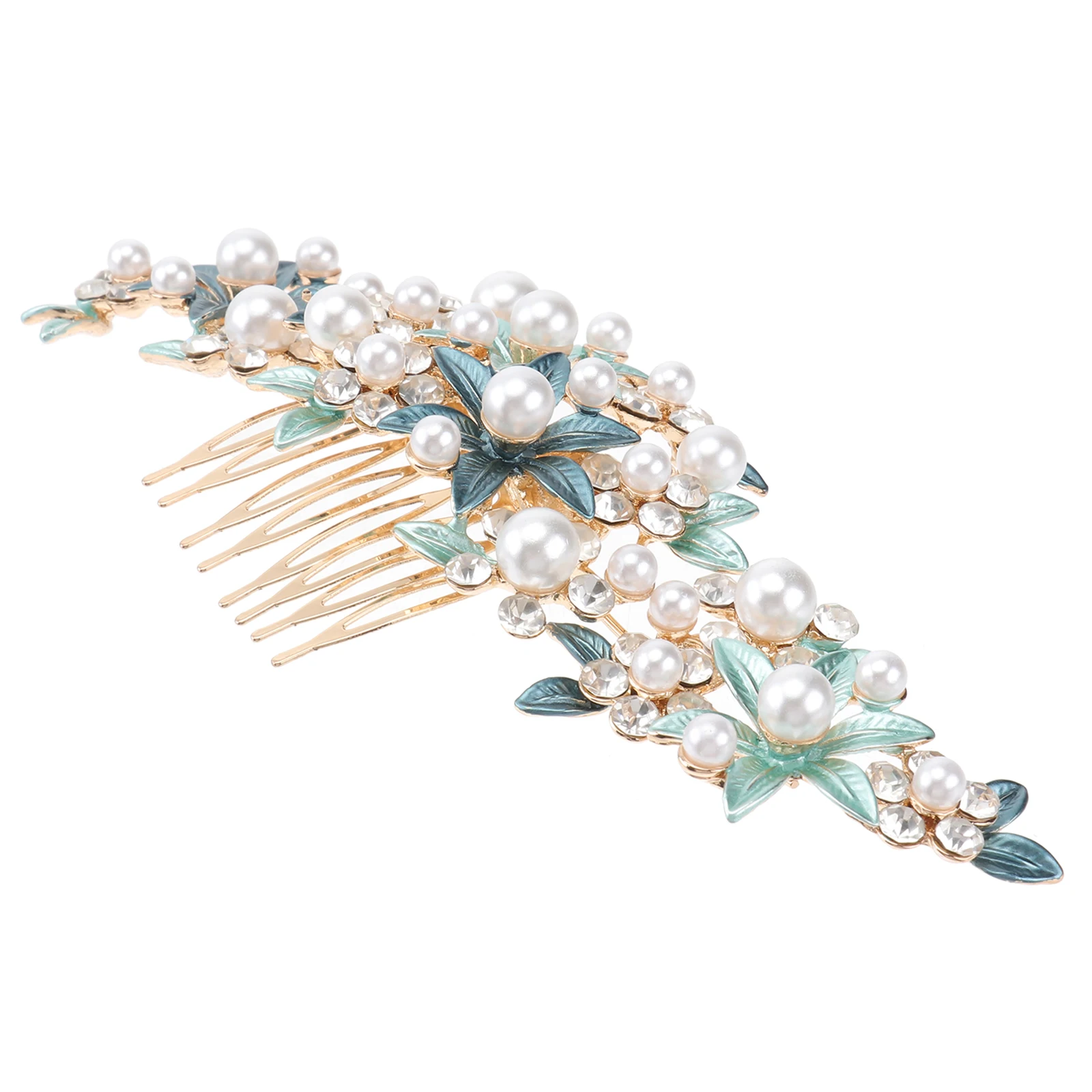 Pearl Comb Hair Clips Bridal Headpiece Rhinestone Headgear Bridesmaid Accessories Elegant Headdress Hairstyle Wedding Party
Pearl Comb Hair Clips Bridal Headpiece Rhinestone Headgear Bridesmaid Accessories Elegant Headdress Hairstyle Wedding Party