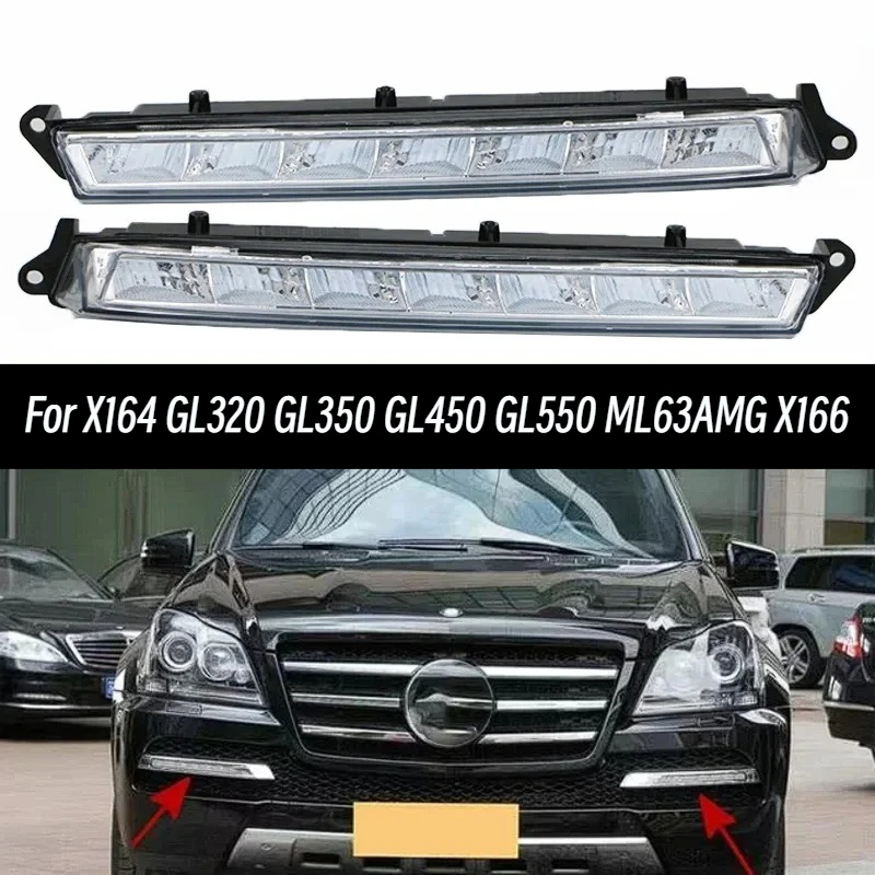 Front LED DRL Daytime Running Fog Light Lamp For Mercedes Benz X164 X166 GL-Class W164 GL320 GL35 1649060351 1649060451
Front LED DRL Daytime Running Fog Light Lamp For Mercedes Benz X164 X166 GL-Class W164 GL320 GL35 1649060351 1649060451