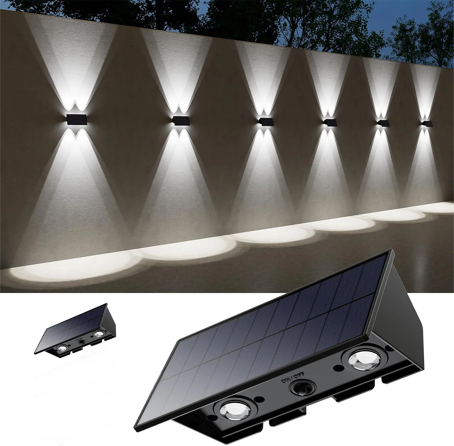 Solar Wall Lamp Outdoor Warm Light Waterproof Up And Down Luminous Lighting Balcony Yard Garden Decoration Lights Exterior Wall
Solar Wall Lamp Outdoor Warm Light Waterproof Up And Down Luminous Lighting Balcony Yard Garden Decoration Lights Exterior Wall