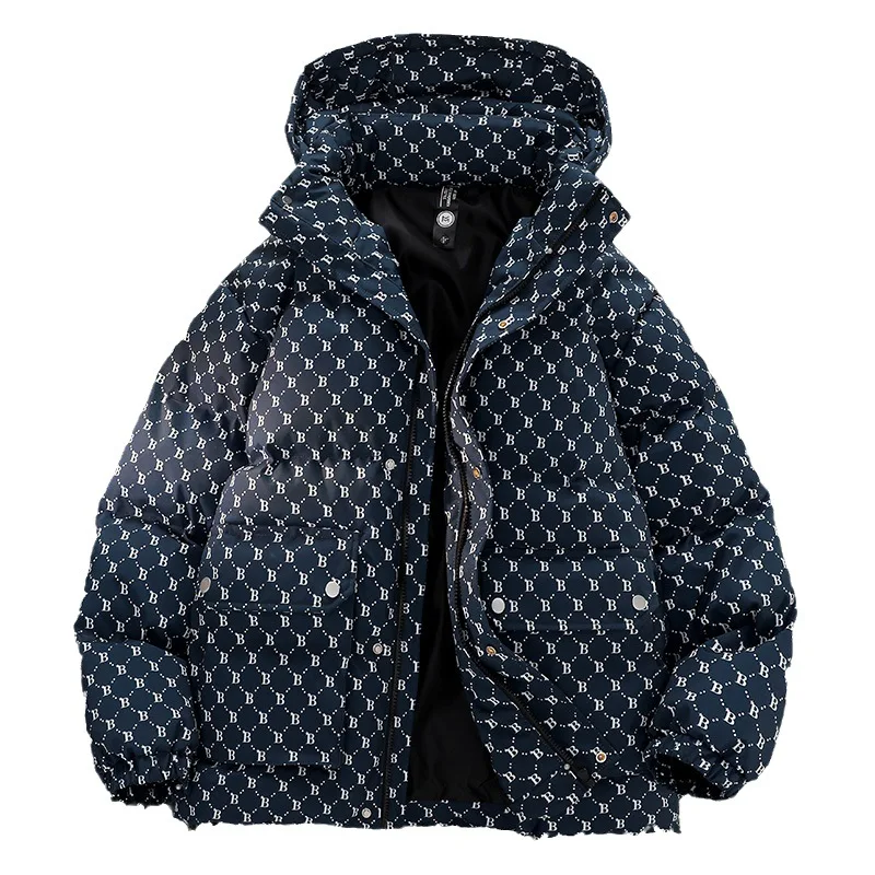 Hooded Down Jacket Men 2022 Winter Fashion Man Short White Duck Down Jacket Warm Thicken Letter Print Coat Puffer Jacket Women
Hooded Down Jacket Men 2022 Winter Fashion Man Short White Duck Down Jacket Warm Thicken Letter Print Coat Puffer Jacket Women