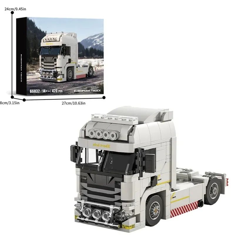 DIY children's toy car building blocks, European truck transporter road trailer model assembly, children's holiday toy gifts
DIY children's toy car building blocks, European truck transporter road trailer model assembly, children's holiday toy gifts
