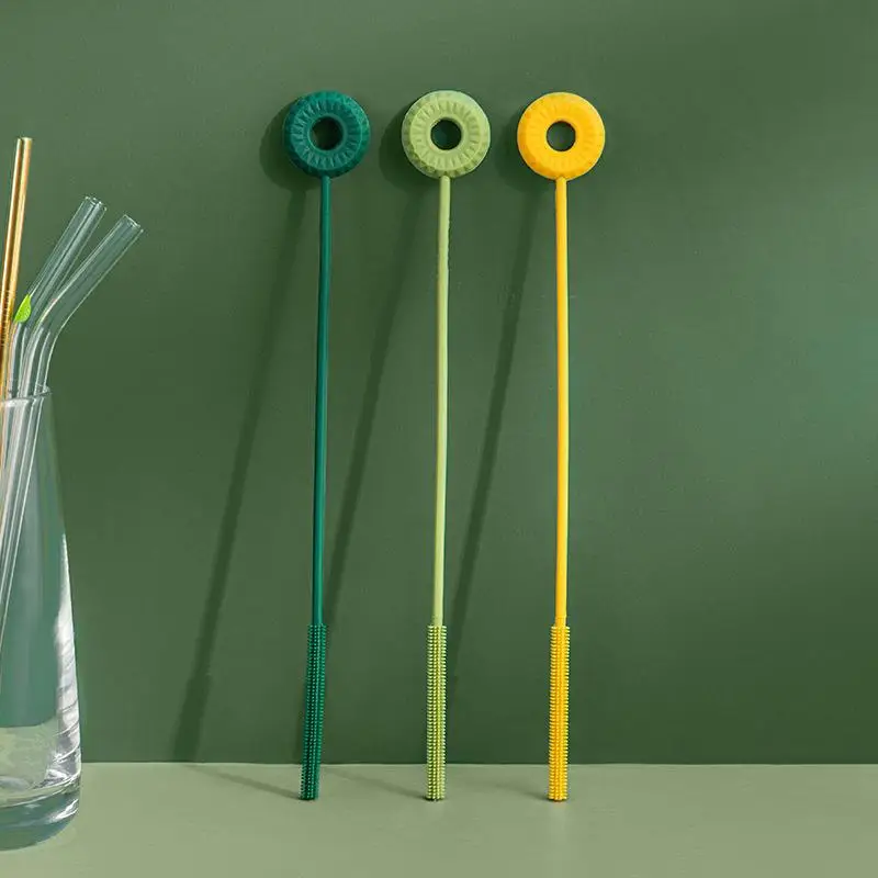 Home-use Round Bottle Cleaning Brush Silicone Straw Brush Baby Cup Cleaner Pacifier Slender Cleaning Tool Sippy Cup Brush
Home-use Round Bottle Cleaning Brush Silicone Straw Brush Baby Cup Cleaner Pacifier Slender Cleaning Tool Sippy Cup Brush