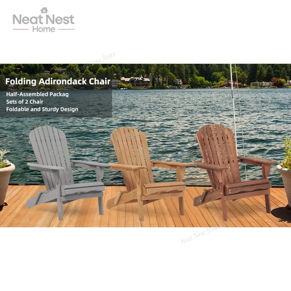 Folding Adirondack Chair, Set of Cedar Wood Outdoor Fire Pit Lounge Chairs for Patio, Lawn and Garden Seating,Easy to install
Folding Adirondack Chair, Set of Cedar Wood Outdoor Fire Pit Lounge Chairs for Patio, Lawn and Garden Seating,Easy to install