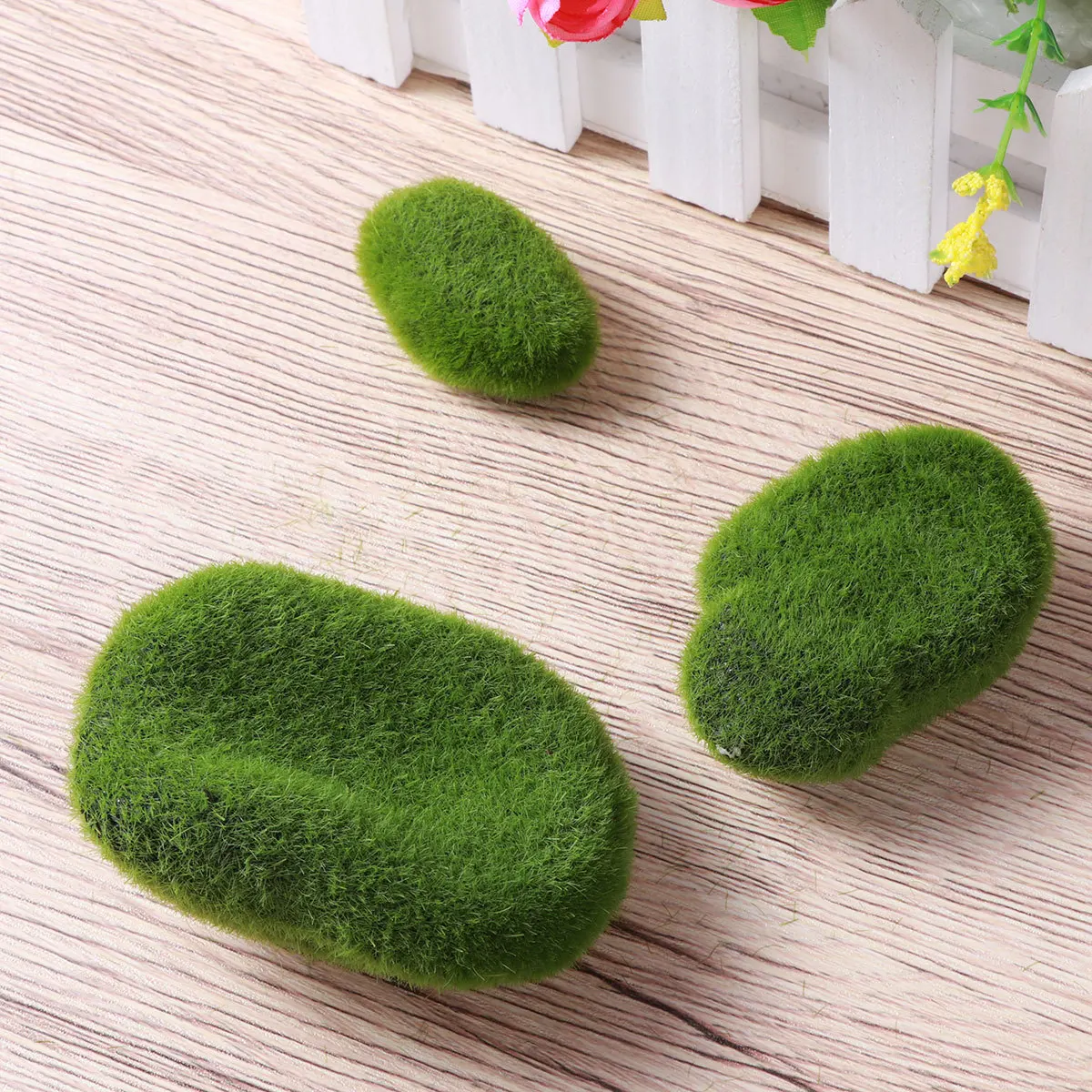 Green Moss Cover Stones Varying Sizes Artificial Rocks for Woodland Theme Decor Bowl Vase Glass Cylinder Nature Inspired Filler
Green Moss Cover Stones Varying Sizes Artificial Rocks for Woodland Theme Decor Bowl Vase Glass Cylinder Nature Inspired Filler