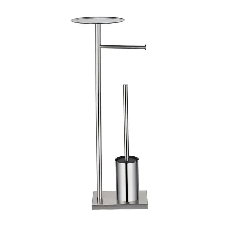 Floor Standing Toilet Paper Holder 304 Stainless Steel with Integrated Toilet Brush Bathroom Cleaning Tool Modern
Floor Standing Toilet Paper Holder 304 Stainless Steel with Integrated Toilet Brush Bathroom Cleaning Tool Modern