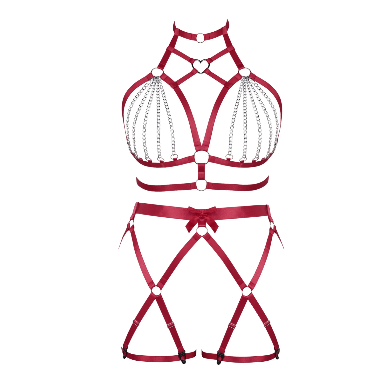 Women Body Harness Gothic Body Suspenders Underwear Set Fashion Accessories Bondage Sexy Underwear Garters Belt Straps
Women Body Harness Gothic Body Suspenders Underwear Set Fashion Accessories Bondage Sexy Underwear Garters Belt Straps