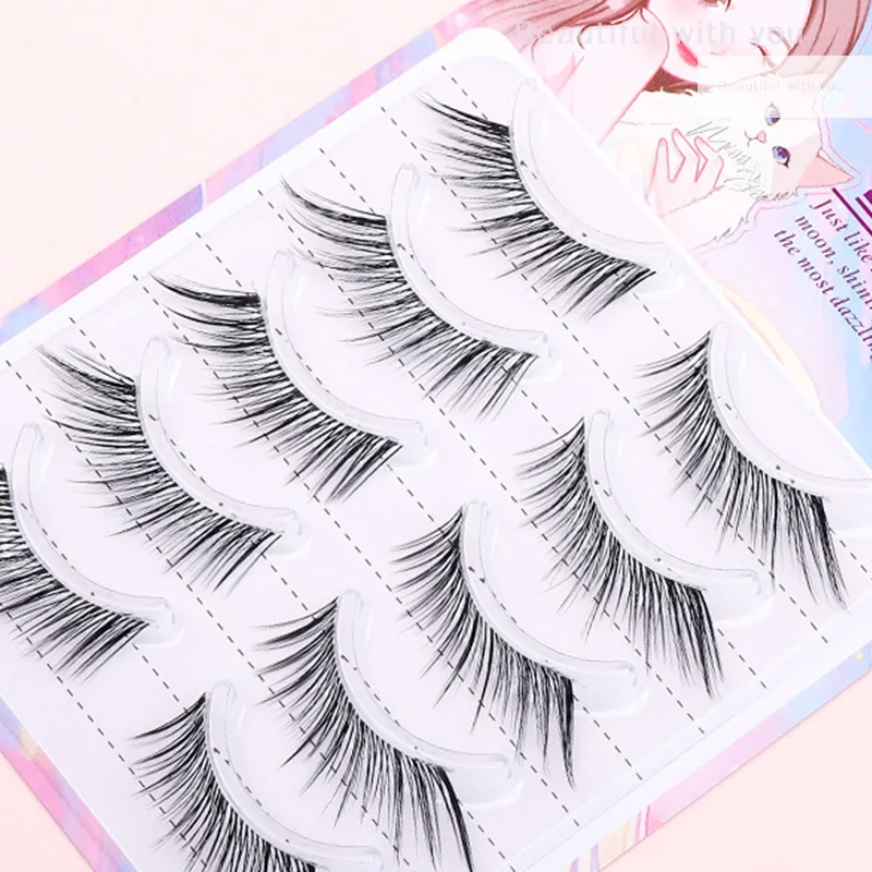 NewFake Eyelash Anime Eyelash 5 Pairs Long Eyelash Natural Day Makeup Manga Eyelash Transparent Strap Eyelash Enlarge Your Eyes
NewFake Eyelash Anime Eyelash 5 Pairs Long Eyelash Natural Day Makeup Manga Eyelash Transparent Strap Eyelash Enlarge Your Eyes