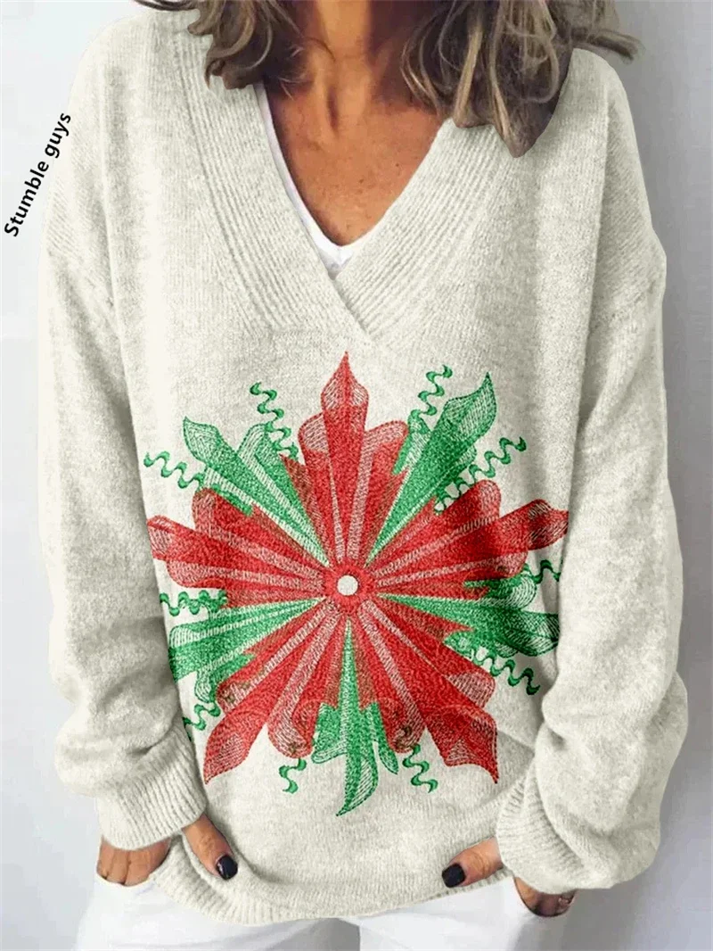 Осень-зима женский рождественский свитер повседневная мода европейский американский теплый снеговик олень собака принт Y2K вязаный топ
Осень-зима женский рождественский свитер повседневная мода европейский американский теплый снеговик олень собака принт Y2K вязаный топ 