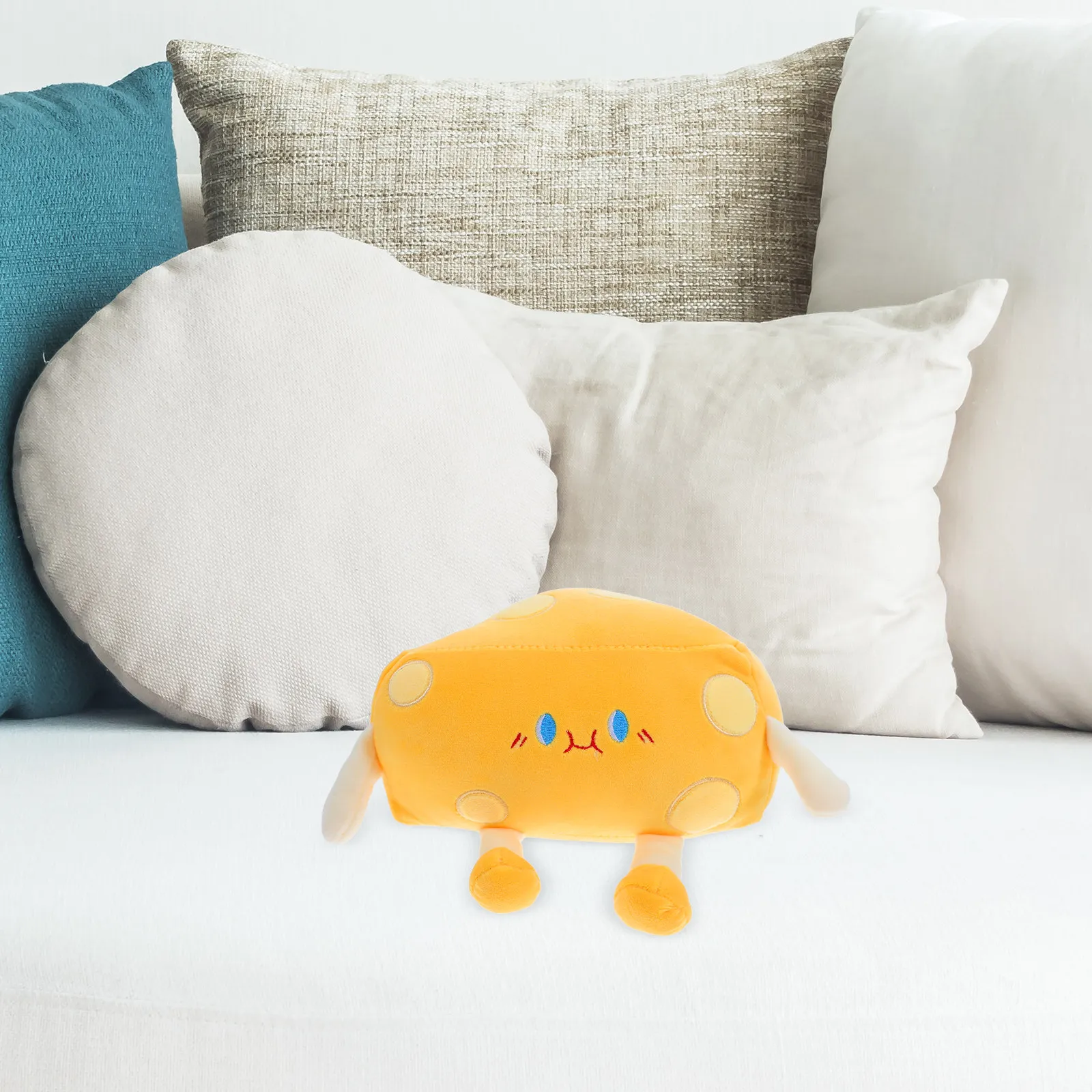 Cozy Cheese-Shaped Pillow Soft Supportive Cushion for Sofa Couch Bed Car Home Office Decor Adorable Food-Themed Accent Gift
Cozy Cheese-Shaped Pillow Soft Supportive Cushion for Sofa Couch Bed Car Home Office Decor Adorable Food-Themed Accent Gift