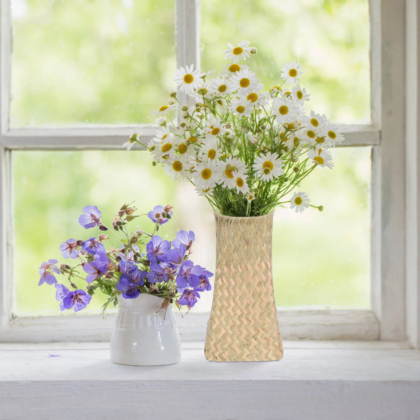 Woven Dried Flowers Vase Pen Holder Desktop Organizer Decorative Flower Pot Creative Retro Pencil Basket Planter Home
Woven Dried Flowers Vase Pen Holder Desktop Organizer Decorative Flower Pot Creative Retro Pencil Basket Planter Home
