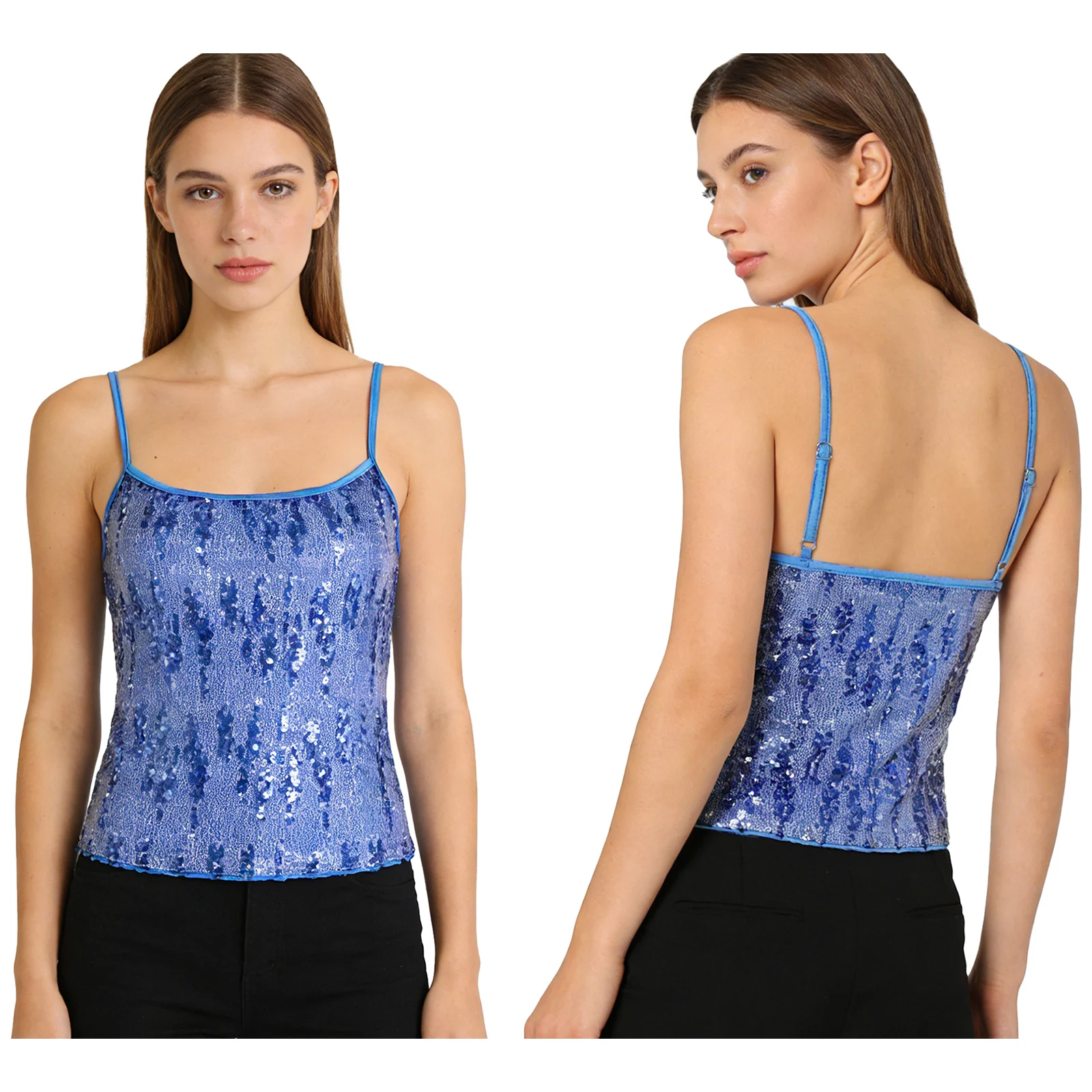 Женские блестящие топы-камизолы с пайетками, однотонные, для вечеринок, танцев, клубов, повседневной носки, пляжной одежды
Женские блестящие топы-камизолы с пайетками, однотонные, для вечеринок, танцев, клубов, повседневной носки, пляжной одежды