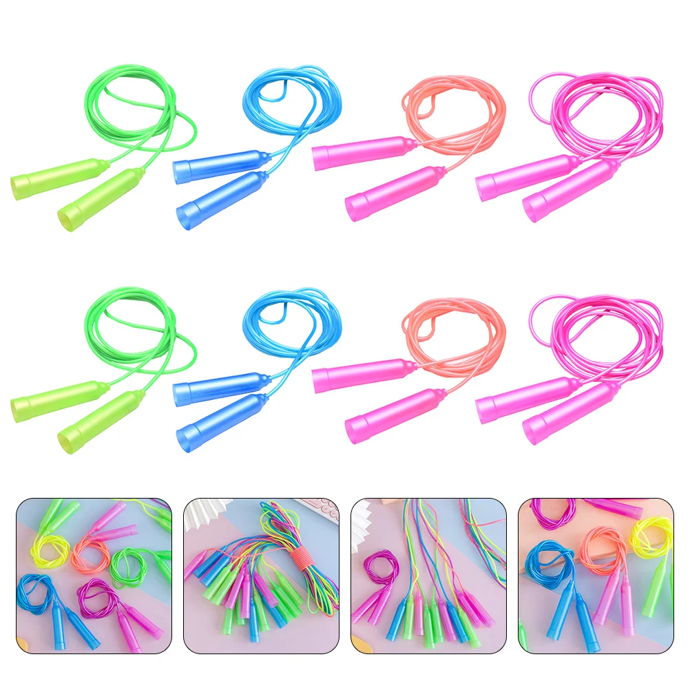 8 Pcs Colorful Plastic Skipping Rope for Kids Exercise Jump Ropes Outdoor
8 Pcs Colorful Plastic Skipping Rope for Kids Exercise Jump Ropes Outdoor